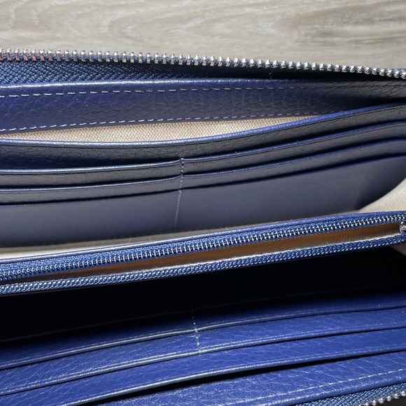 NWT- Radley London Large Zip Around Pebble Leather Wallet, Mountain Wanderer - Picture 4 of 7